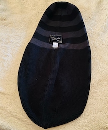 NUMBER (N)INE | 初期ナンバーナイン/2003AWカート期バルーンニット黒×灰ボーダー(ニットキャップ/ビーニー)