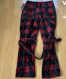 VANJET | 90s'アーカイヴ　ブロックチェックボンテージパンツ(その他パンツ)