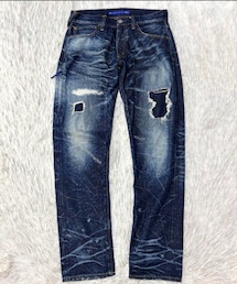 DENIM BY VANQUISH & FRAGMENT | Three Years Wash Wide Straight Denim(デニムパンツ)