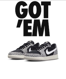 NIKE | Nike Air Jordan 1 Retro Low OG "Black Cement(スニーカー)