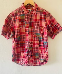 GOODENOUGH | GE-143009 / OVER DYED P.W S/S SHIRTS(シャツ/ブラウス)