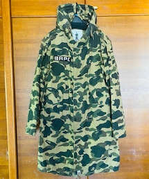 A BATHING APE | 1 st CAMO モッズコート/グリーンカモ/M51タイプ(モッズコート)