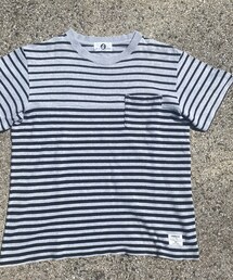 GOODENOUGH | 切替ボーダーポケT(Tシャツ/カットソー)