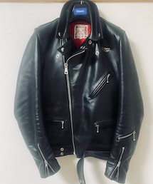 Lewis Leathers | LewisLeathers/2015購入CYCLONE 441タイトフィット36ホースハイド(ライダースジャケット)