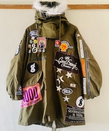 80's US 古着 | M65 フルセット自作カスタム(モッズコート)