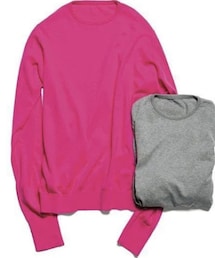 uniform experiment | uniform experiment 17SSターンバックカフハイゲージコットンニット(ニット/セーター)