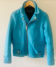 blackmeans | UKサイドベルト/ティファニーブルー(ライダースジャケット)