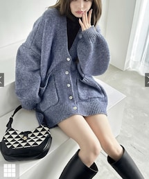 GRL | ウールMIXモヘヤタッチニットカーディガン[kz220](カーディガン/ボレロ)