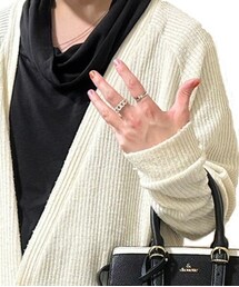 ALP | カッコ可愛い大きめリング♪  https://alp-official.jp/s/alp/item/detail/SSZS-20272?ima=4633(リング)
