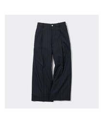 GU | タックワイドパンツ(ストライプ)beautiful people(スラックス)