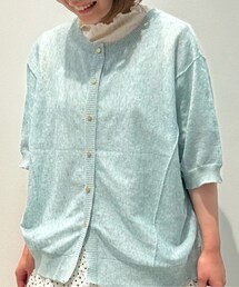 Samansa Mos2 blue | カーディガン/ボレロ