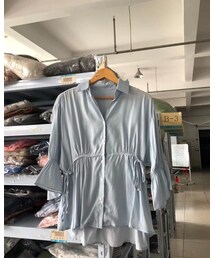 no brand | 九分袖衬衫(シャツ/ブラウス)