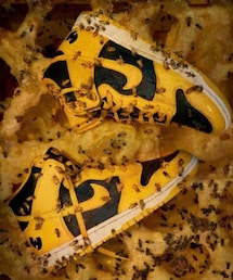 NIKE | Wu-Tang Clan × Nike Dunk High Retro PRM "Black and Pollen"(スニーカー)
