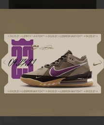 atmos | atmos × Nike LeBron 18 Low "Viotech"(スニーカー)