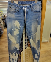 Big John | ブリーチ＆ペンキ加工＆ダメージ加工イージーデニム(デニムパンツ)