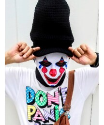 長～いツバ付きニット帽 | 帽子