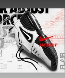 AMBUSH | AMBUSH × Nike Air Adjust Force "Summit White and Black"(スニーカー)