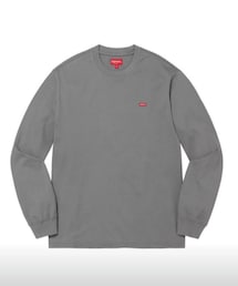 Supreme  | Supreme Small Box L/S Tee "Charcoal"(Tシャツ/カットソー)