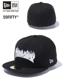 THRASHER | THRASHER×NEW ERA メタルフレイムロゴキャップ(キャップ)