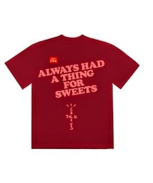TRAVIS SCOTT | Travis Scott Cactus Jack x McDonald's Apple Pie T-Shirt "Red"(Tシャツ/カットソー)