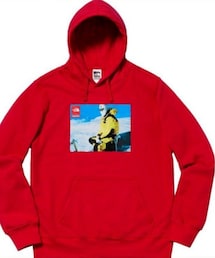 Supreme | Supreme x THE NORTH FACE 18FW Photo Hooded Sweatshirt RED(パーカー)