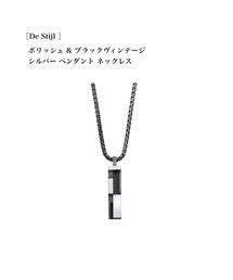 MARCO DAL MASO | ［De Stijl ］ポリッシュ & ブラックヴィンテージ シルバー ペンダント ネックレス(ネックレス)