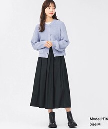 GU | タックフレアカラーミディスカート(スカート)