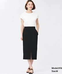 GU | ハイウエストナローミディースカートZ+E(スカート)