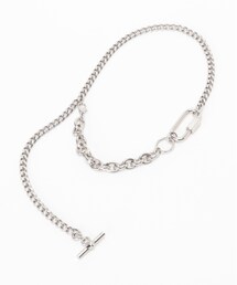 Y's | BRASS 2 DOUBLE CHAIN CHOKER(ネックレス)