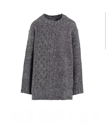 Yohji Yamamoto | CABLE KNIT ROUND NECK CABLE KNIT(ニット/セーター)