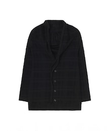 Yohji Yamamoto | INTARSIA PLAID JQ CARDIGAN(カーディガン/ボレロ)