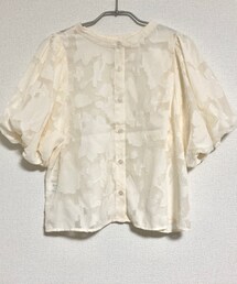 しまむら | ・ジャガードBL5ブ、税込¥1639、M size、淡薄橙、527-5018(Amista)(シャツ/ブラウス)
