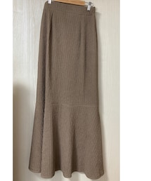 しまむら | ブークレマーメイドSK、¥990、L、中茶:522-3116(スカート)