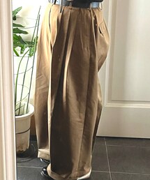 GU beautiful people タックワイド | パンツ