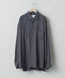 stein | stein  Oversized Cupro LS Shirt （CHARCOAL） ￥31,900(シャツ/ブラウス)