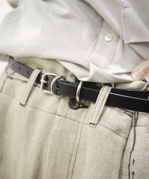 ANCELLM | ANCELLM NARROW LEATHER BELT 初期 21SS(ベルト)