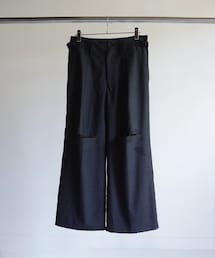 ancellm | ANCELLM  WOOL DAMAGE WIDE SLACKS ¥47,300(スラックス)