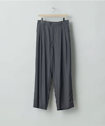 stein | stein  CUPRO WIDE EASY TROUSERS  CHARCOAL  ¥37,400(スラックス)
