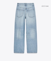 ZARA | baggy ballon mid-waist jeans 32(デニムパンツ)