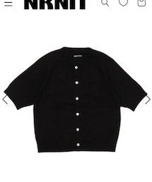 NKNIT | silk cotton crew neck KNIT T-shirt(ニット/セーター)