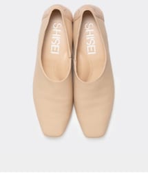 SHISEI | MM TIGHT SQUARE SLIPON / BEIGE(スリッポン)