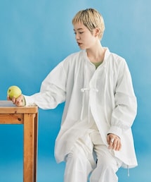 buoy buoy | ○ORGANIC RIP-STOP スモックシャツ(シャツ/ブラウス)