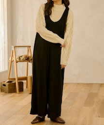 Ambre Neige | リラックスオールインワン／【WEB/EC限定商品】(つなぎ/オールインワン)