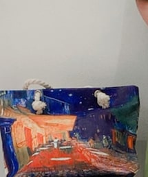 ゴッホ「夜のカフェ」デザイン画 | バッグ