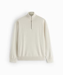 ZARA | スタンドハーフZIPニット(ニット/セーター)