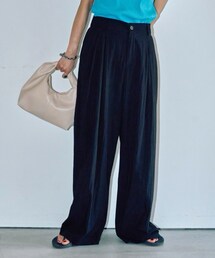 LIENCOEUR | フロントタックワイドパンツ(スラックス)