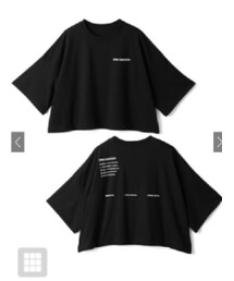 GRL | ロゴプリントドロップショルダーショート丈Tシャツ(Tシャツ/カットソー)