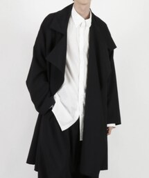 Yohji Yamamoto POUR HOMME | W/GABARDINE DRAPE COAT HX-C04-100-2-03(ジャケット/アウター)