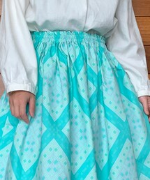 Handmade | ハンドメイドのこぎん柄スカート(スカート)