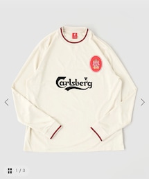 Liverpool FC | 【Liverpool FC / リバプールFC】 LFC LS 96 97 AWAY SHIRT Liverpool FCは1892年にリバプールの街で創設された、世界的に歴史と伝統のあるフットボールクラブの一つです。60以上の主要タイトルを獲得し、グローバルに熱狂的なファンを持つ”LFC"は、近年フットボールの枠を超え、欧州・米国・アジアを中心にファッションの分野でも存在感を高めている。(トップス)